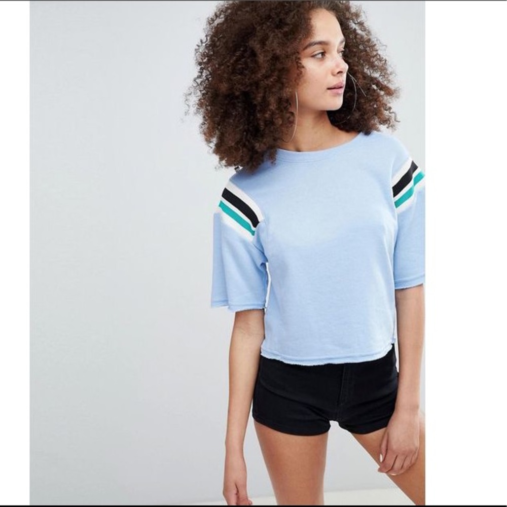 Bershka Color Block Tee
